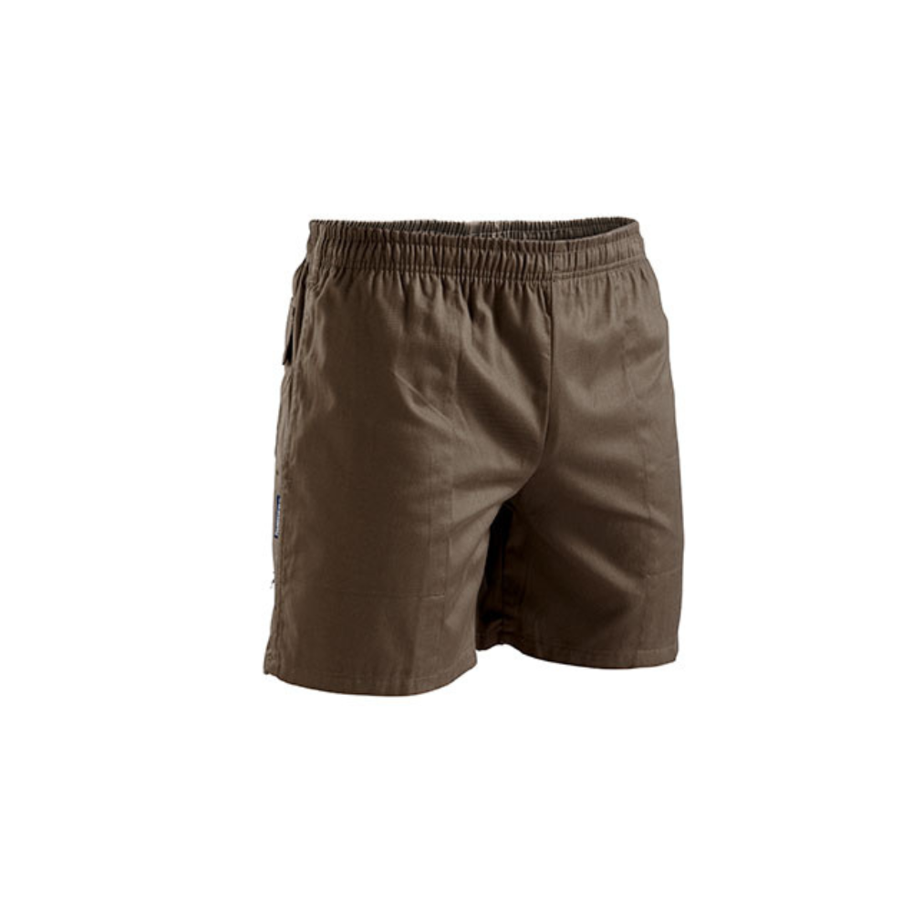 Ruggers Stubbies Elastic Waist Soft Wash Drill Short